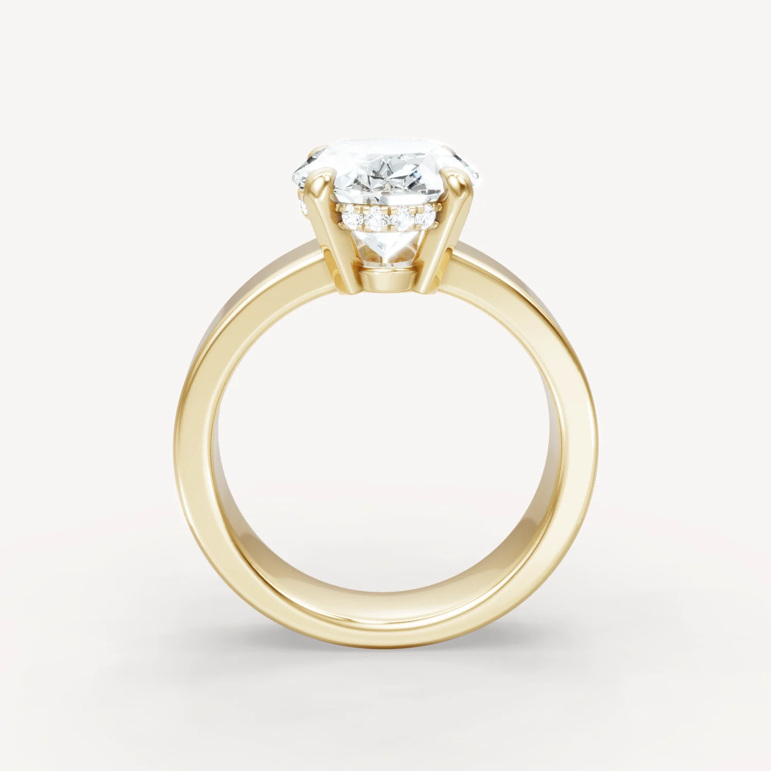 Sleek Haven Bold Hidden Halo - Oval - Image 3