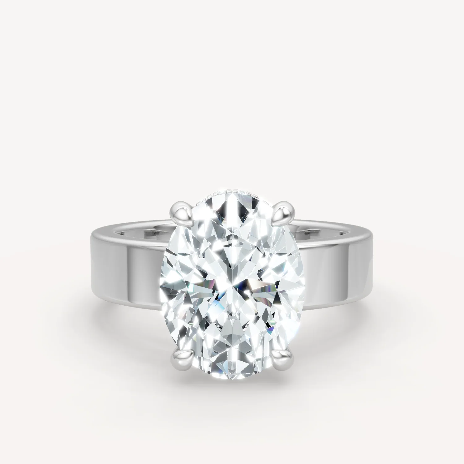 Sleek Haven Bold Hidden Halo - Oval - Image 5