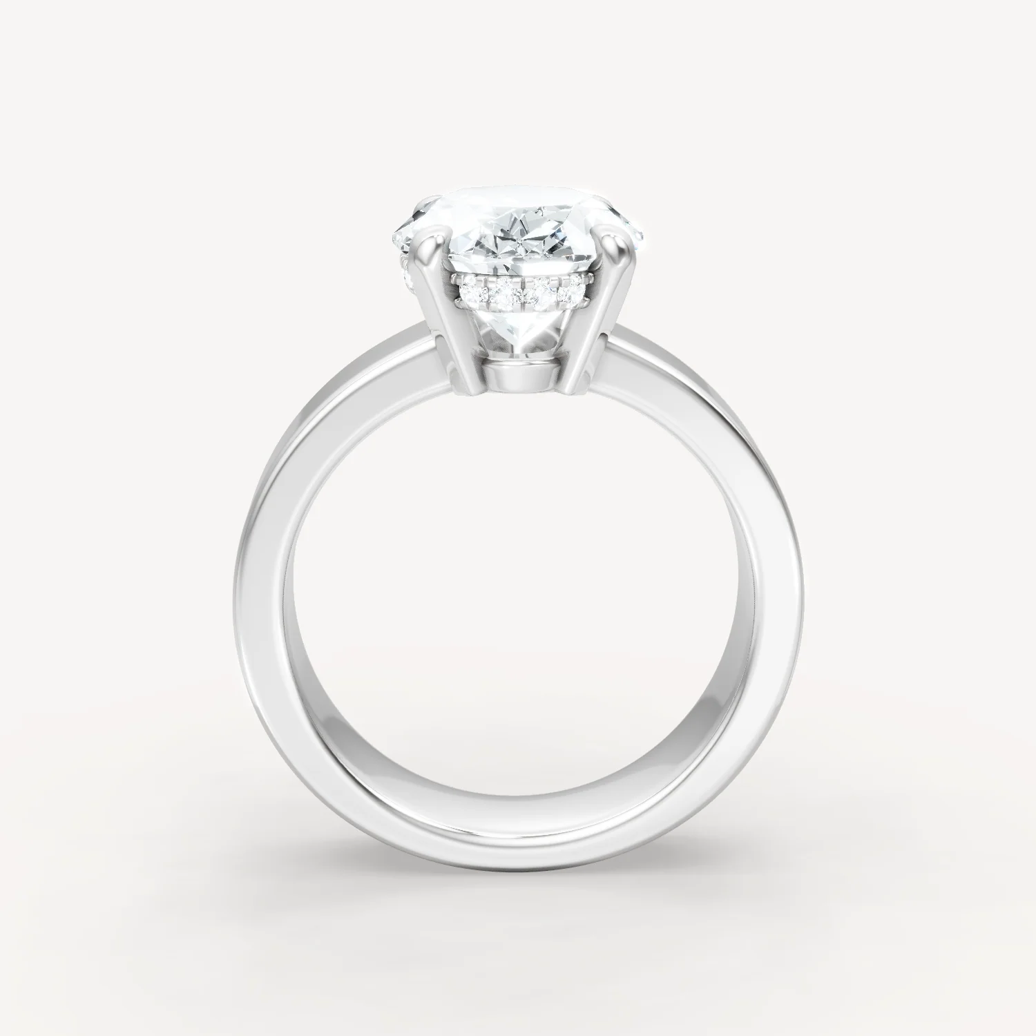 Sleek Haven Bold Hidden Halo - Oval - Image 7