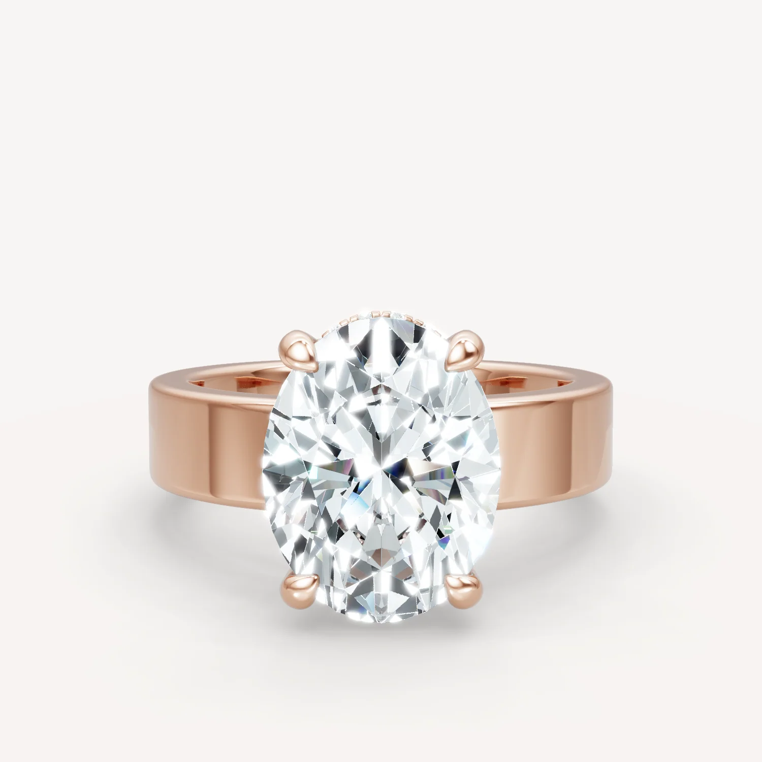 Sleek Haven Bold Hidden Halo - Oval - Image 9