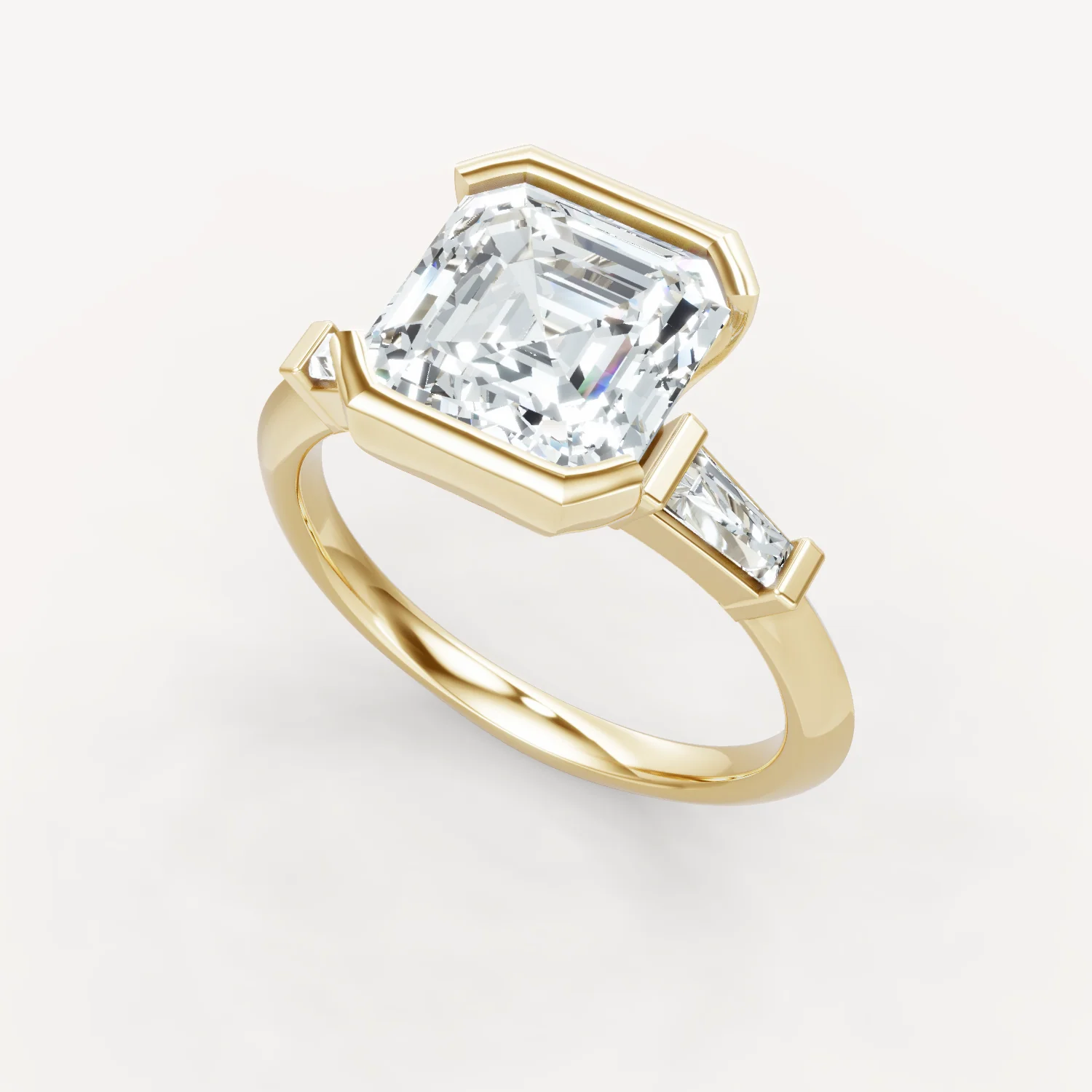 Tapered Radiance - Asscher - Image 4