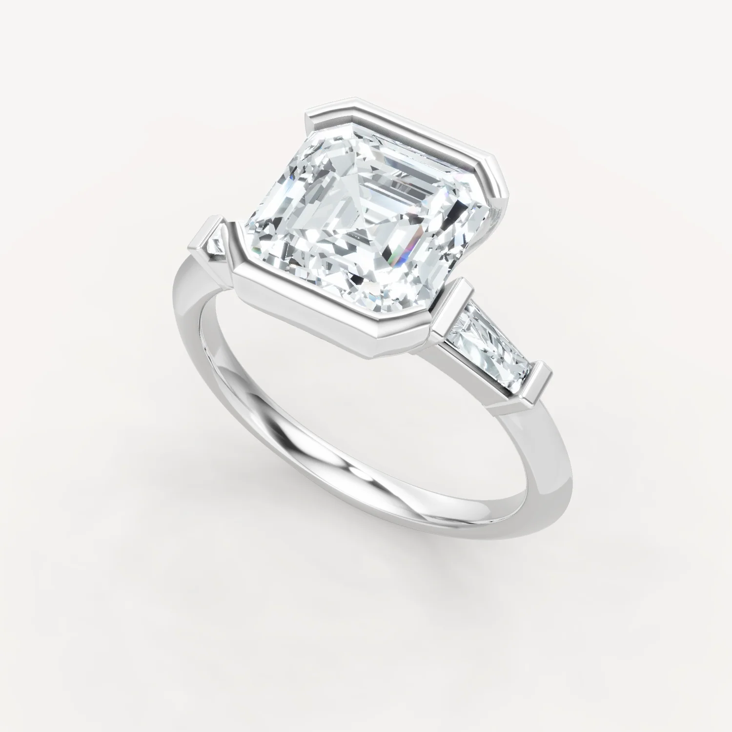Tapered Radiance - Asscher - Image 8