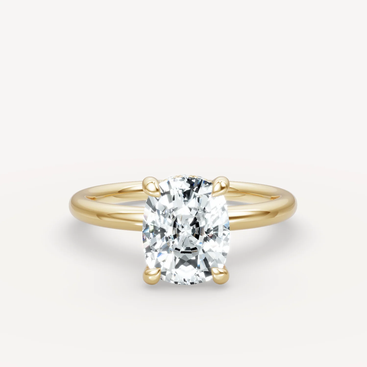 The Charm Prongs - Elongated Cushion