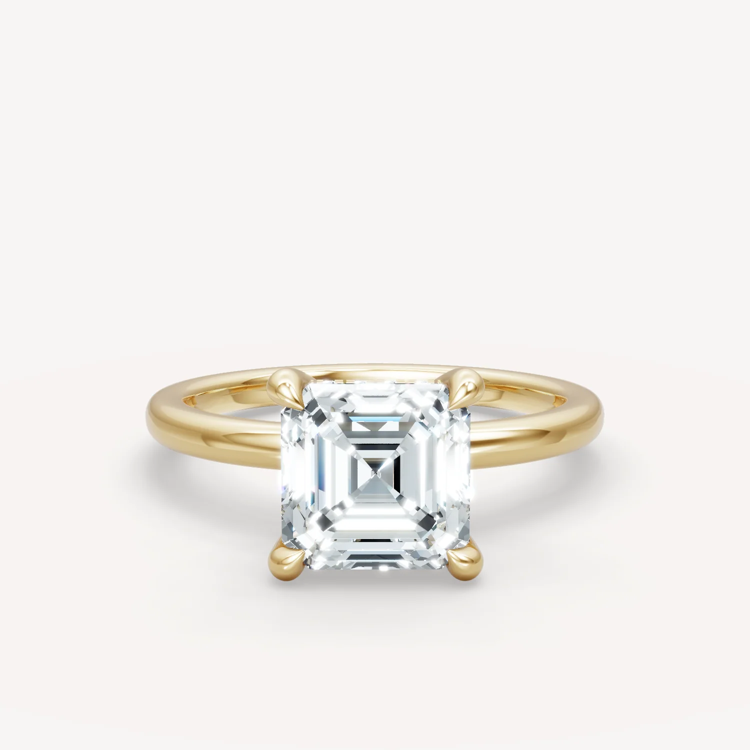 The Jasmine - Asscher - Hidden Halo