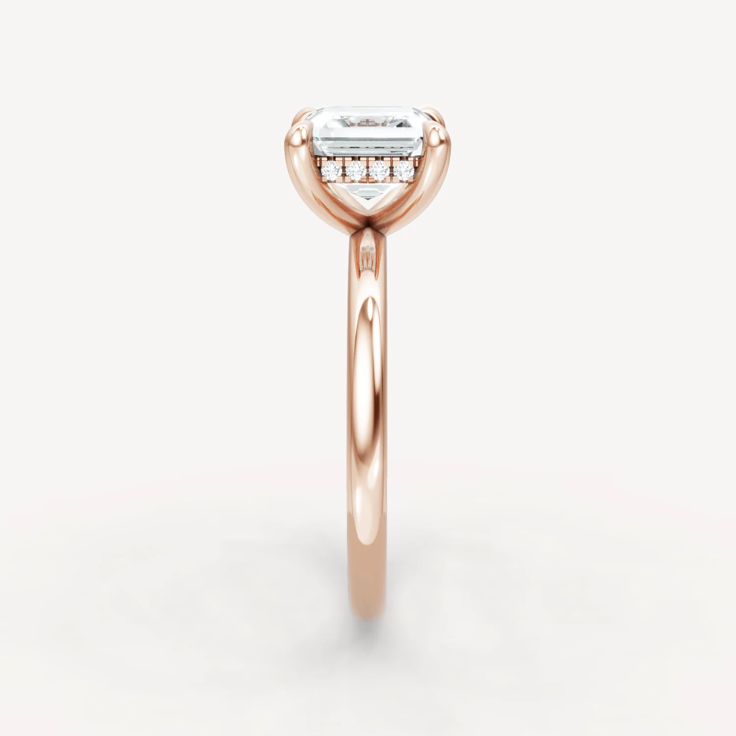 The Jasmine - Asscher - Hidden Halo - Image 10