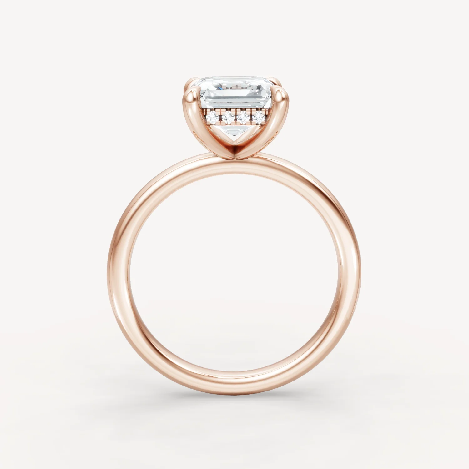 The Jasmine - Asscher - Hidden Halo - Image 11
