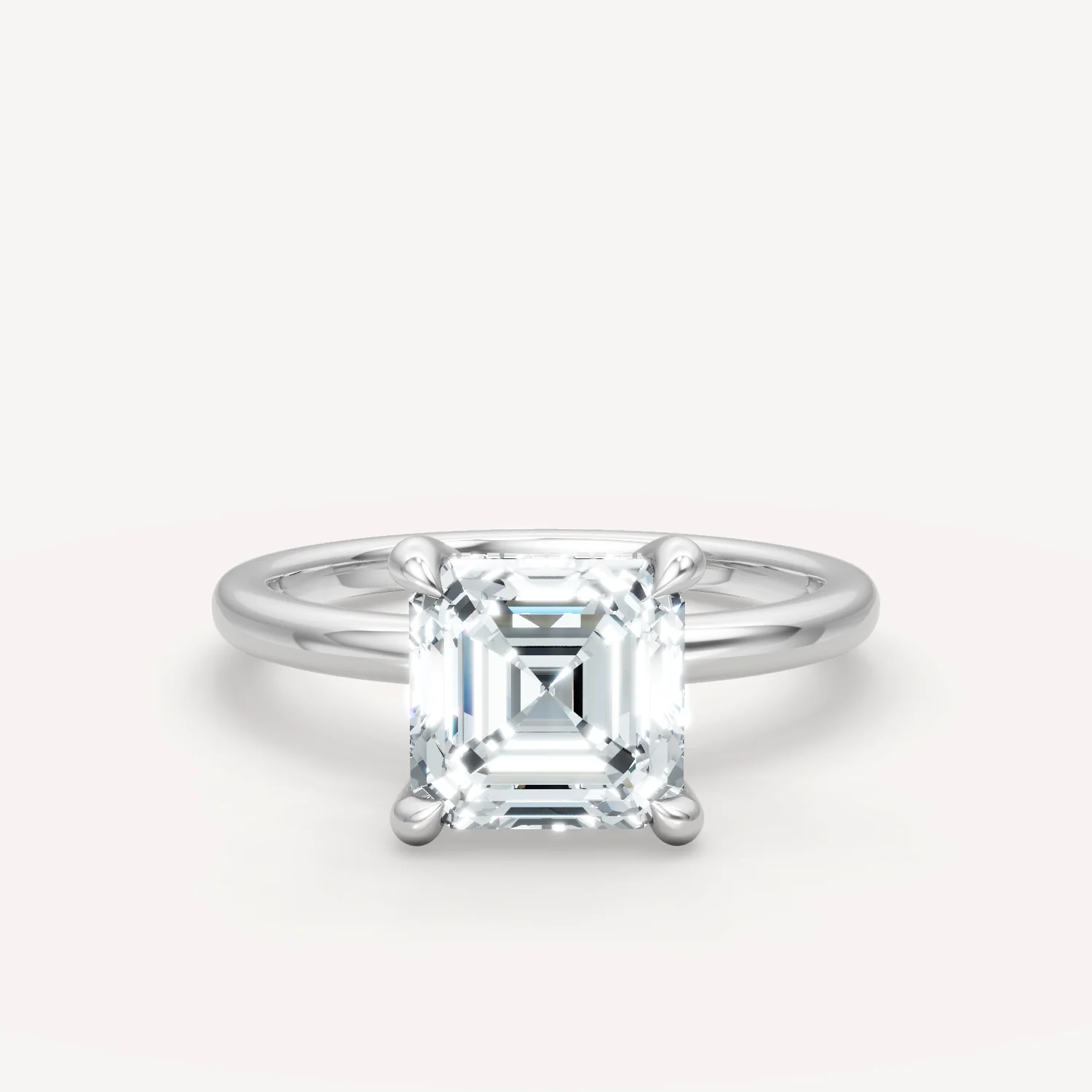 The Jasmine - Asscher - Hidden Halo - Image 5