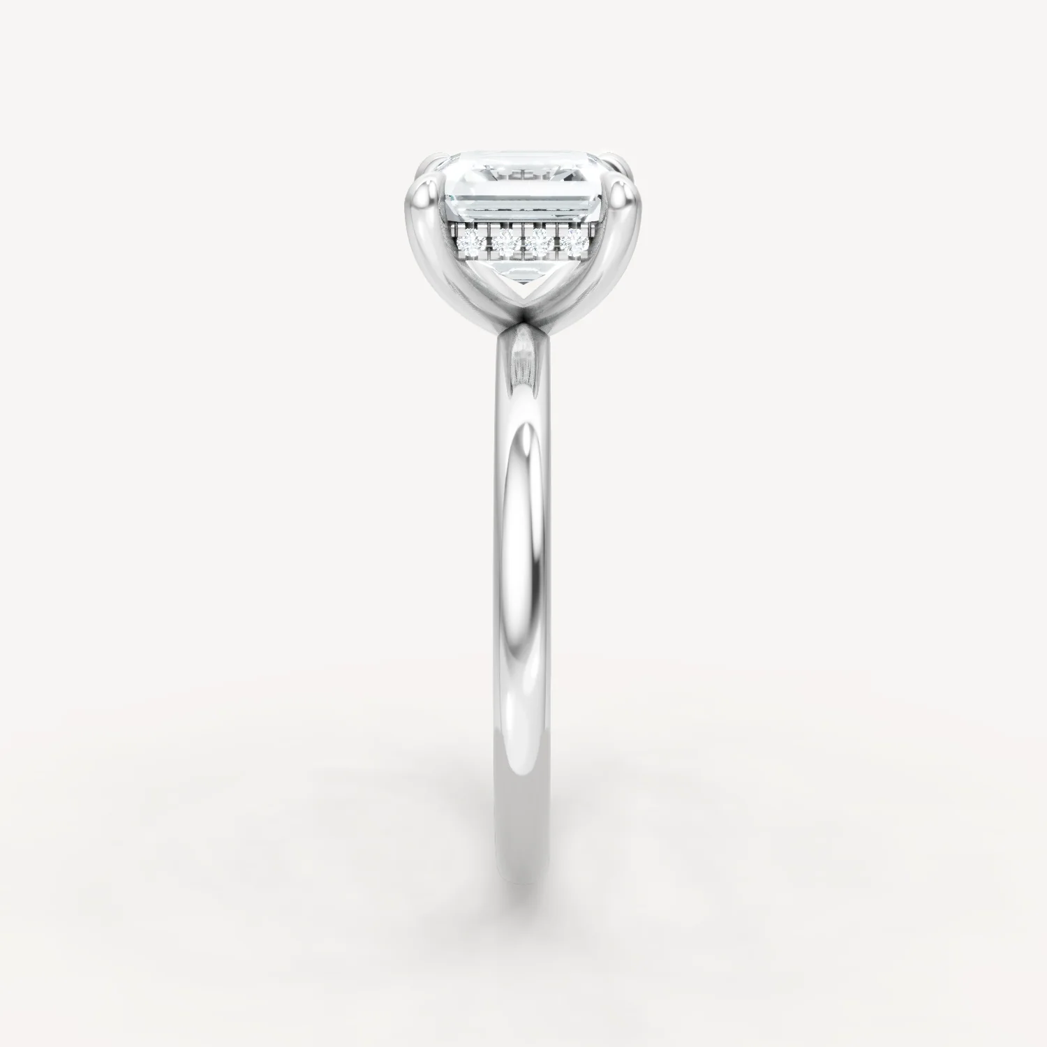The Jasmine - Asscher - Hidden Halo - Image 6