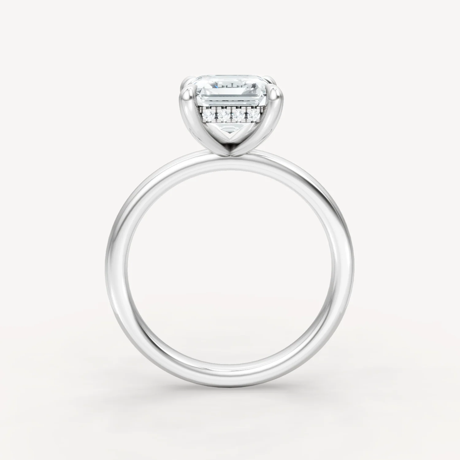 The Jasmine - Asscher - Hidden Halo - Image 7