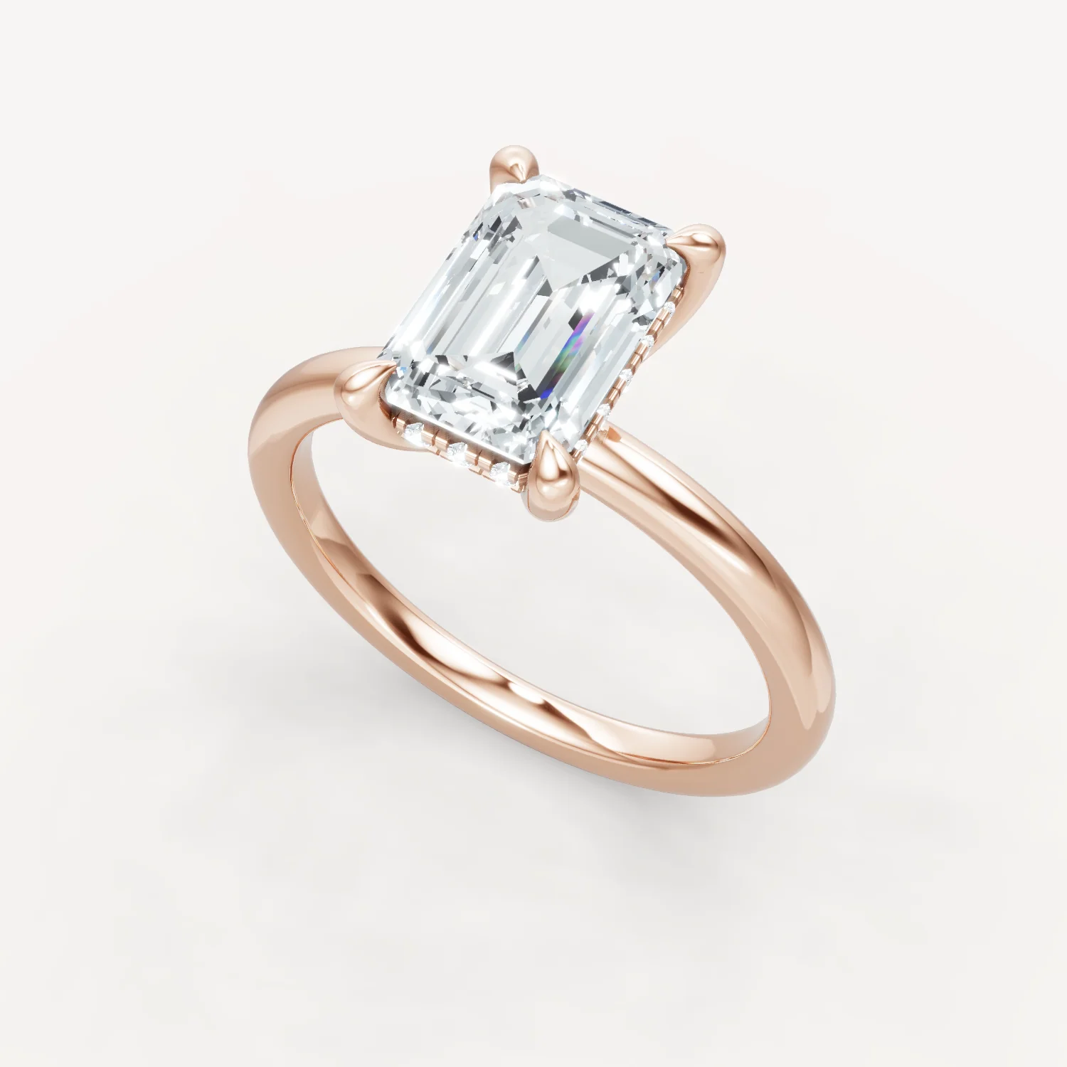 The Jasmine - Emerald - Hidden Halo - Image 11