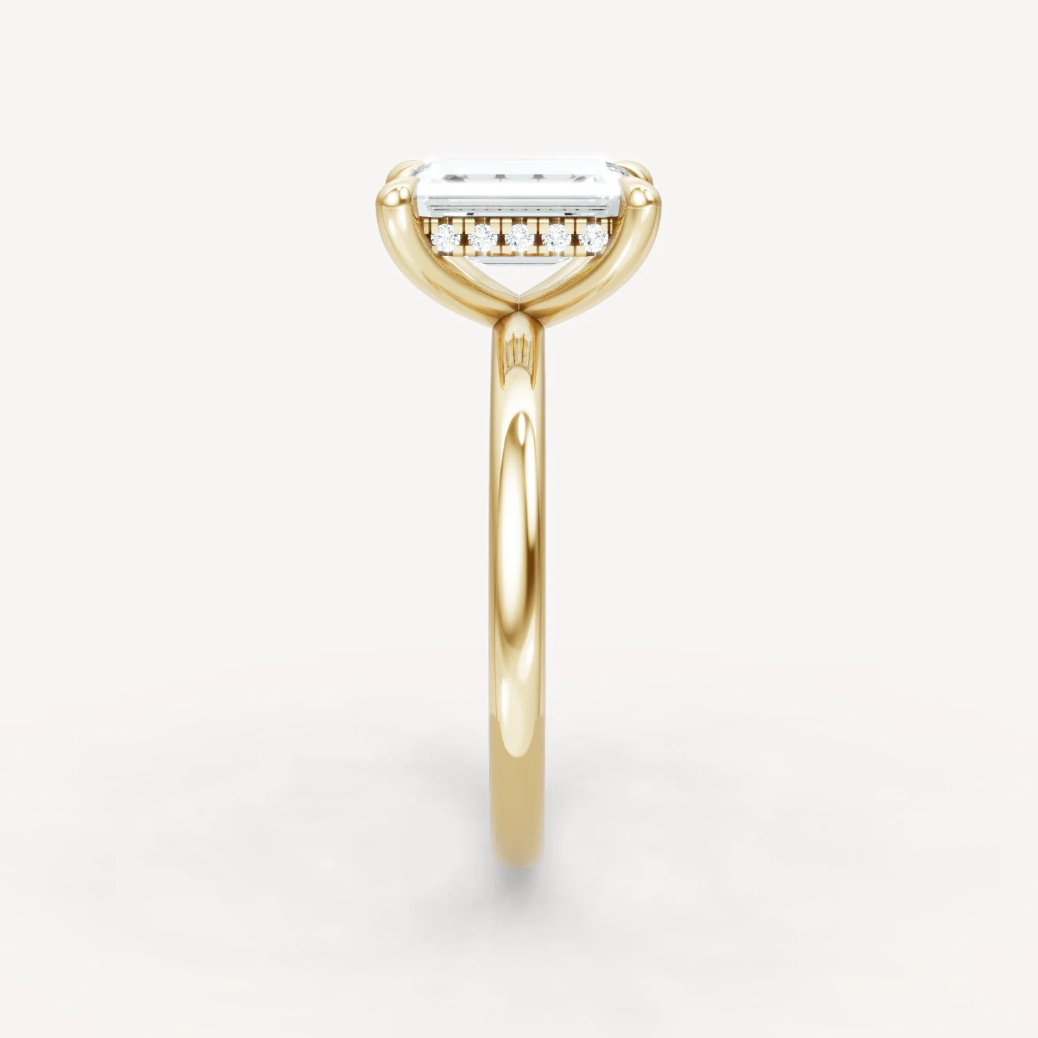 The Jasmine - Emerald - Hidden Halo - Image 2