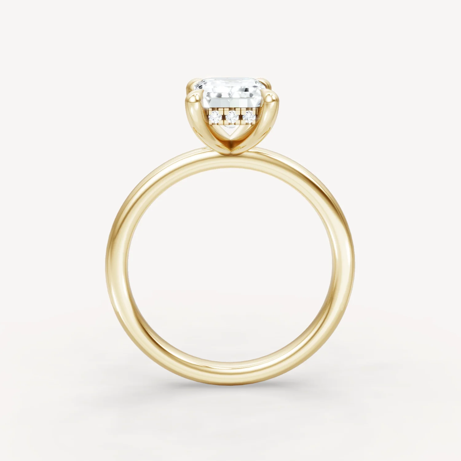 The Jasmine - Emerald - Hidden Halo - Image 4