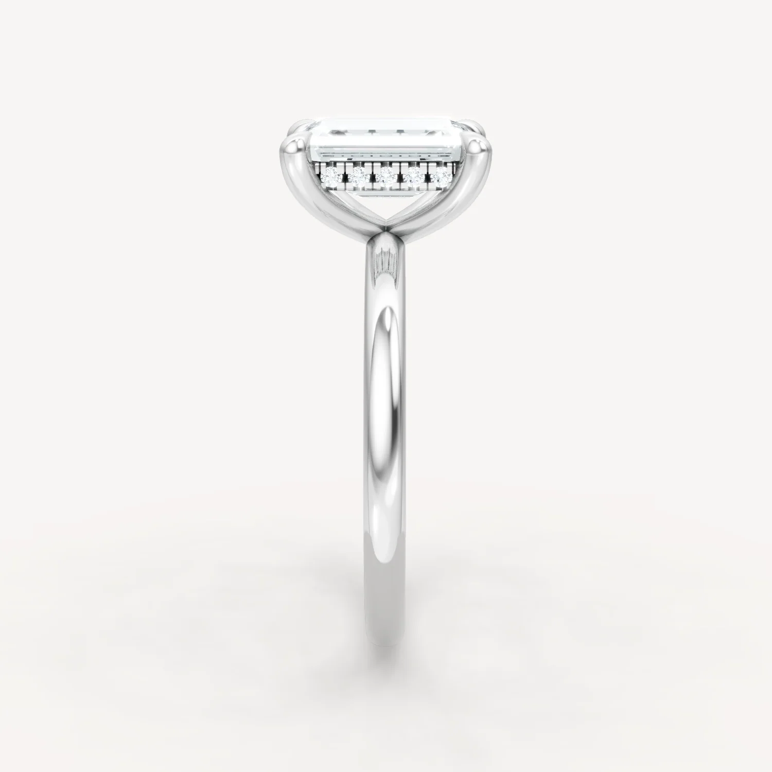 The Jasmine - Emerald - Hidden Halo - Image 6