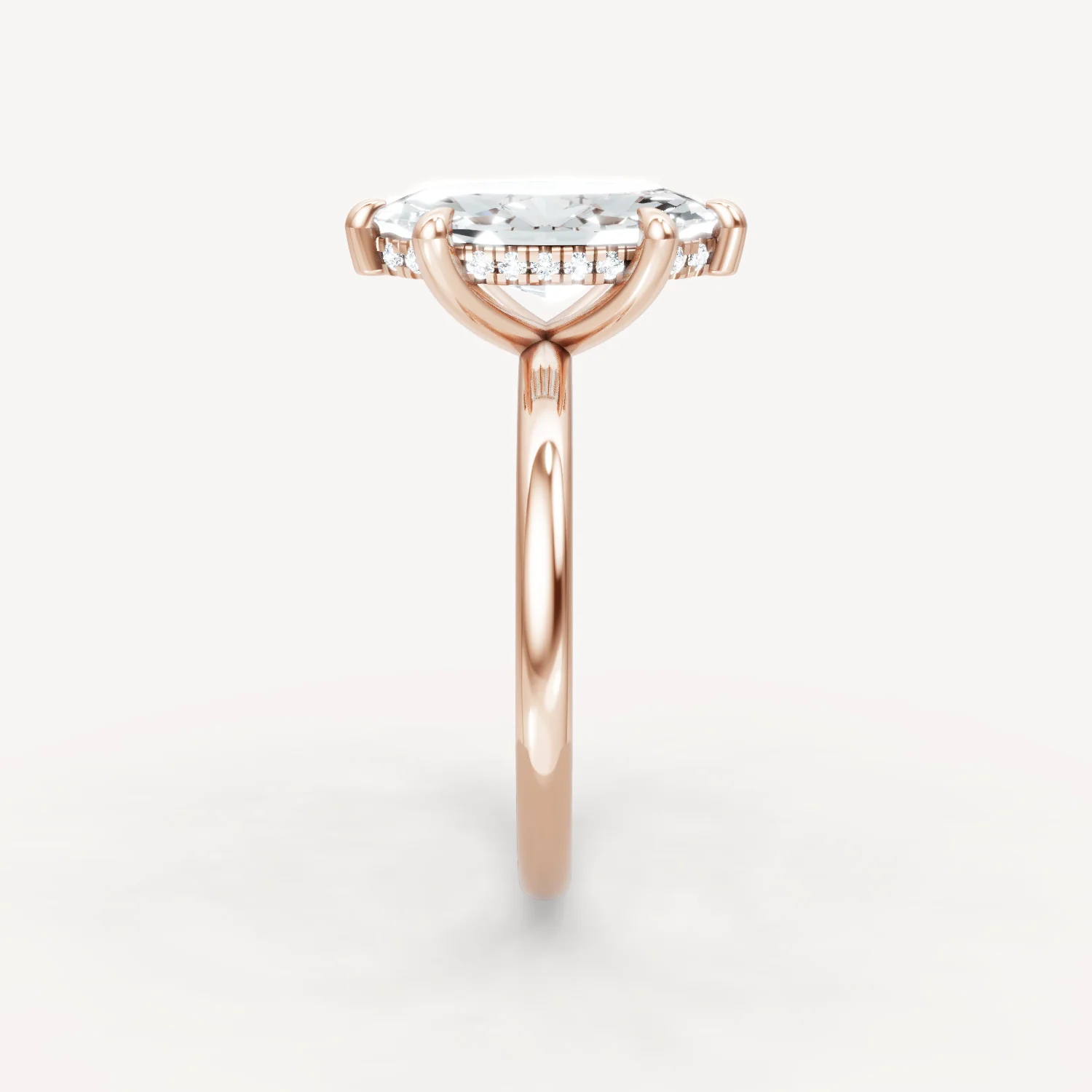 The Jasmine - Marquise - Hidden Halo - Image 10