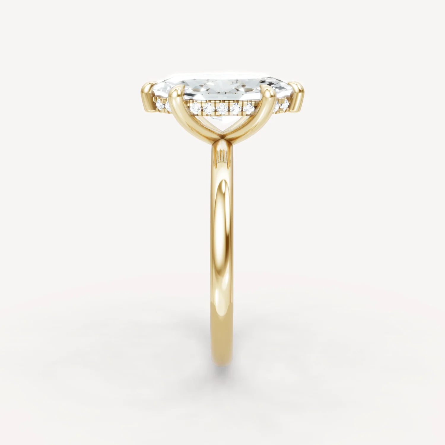 The Jasmine - Marquise - Hidden Halo - Image 2