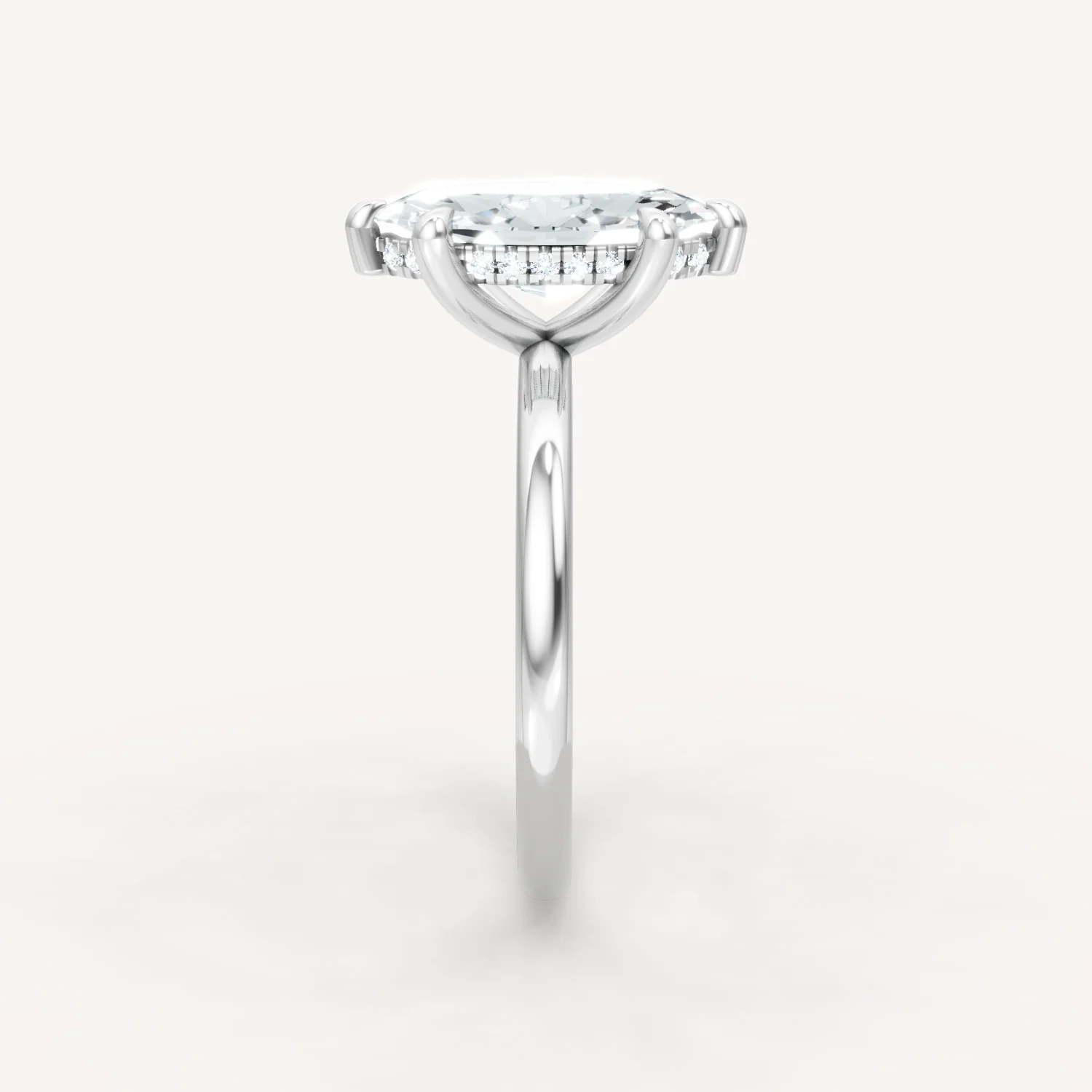 The Jasmine - Marquise - Hidden Halo - Image 6