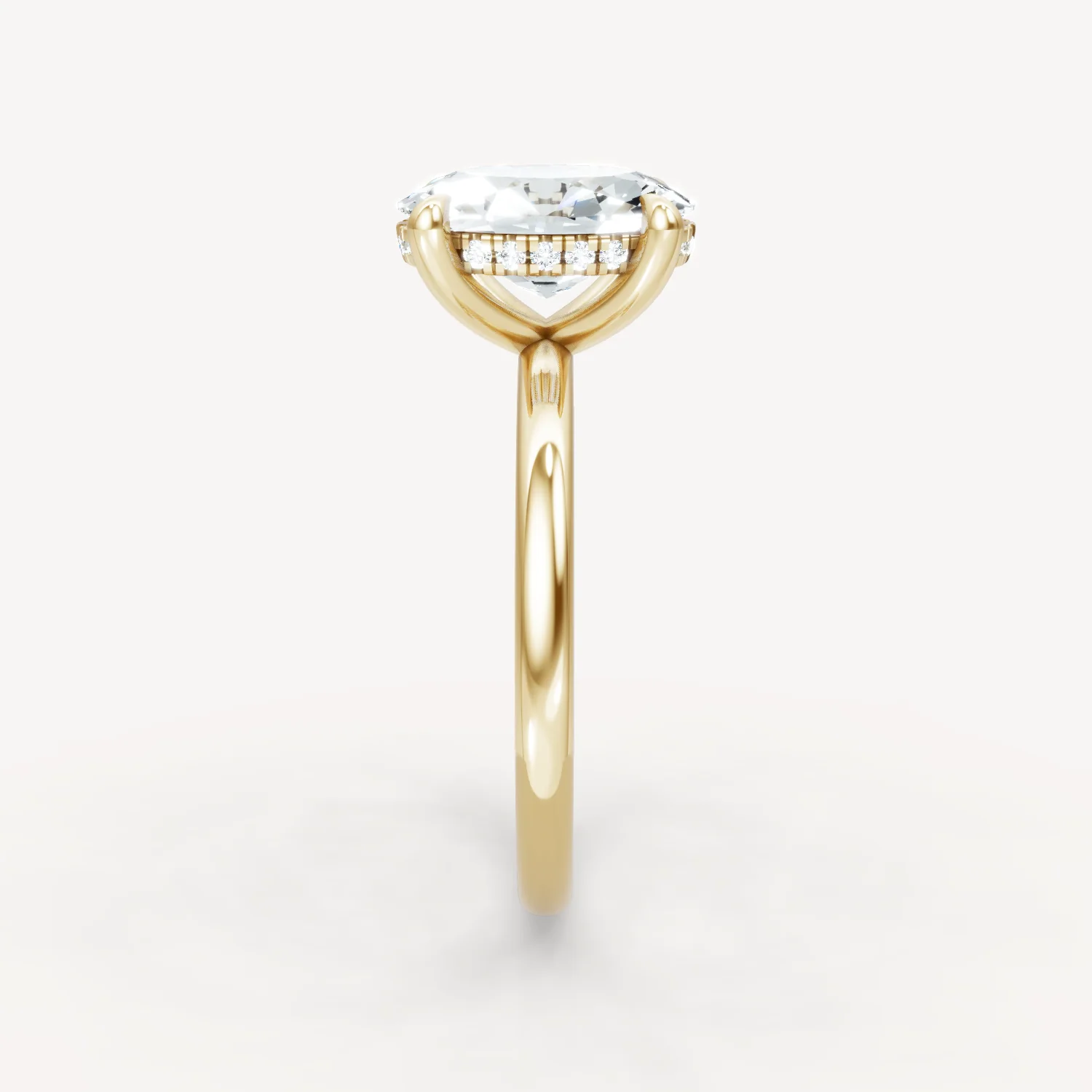 The Jasmine - Oval - Hidden Halo - Image 2