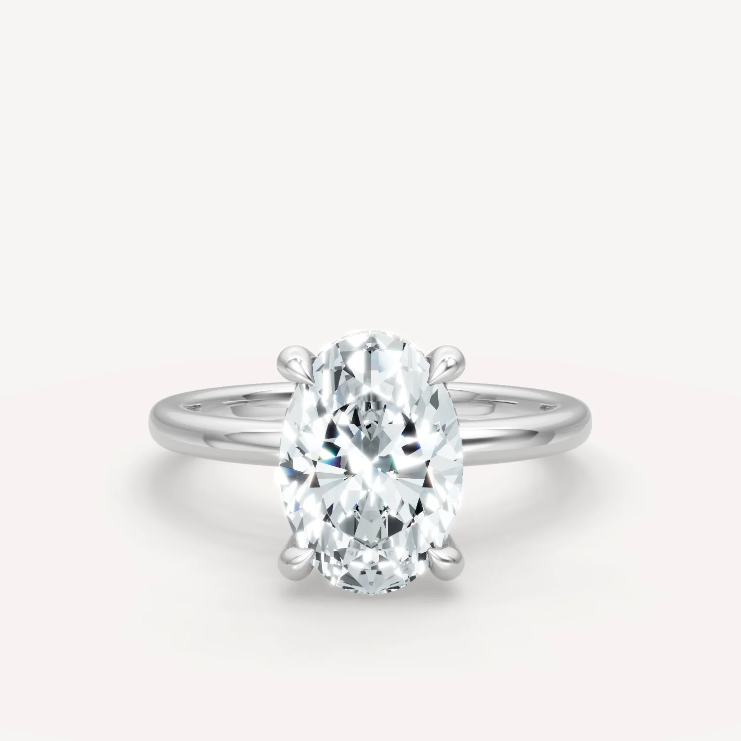 The Jasmine - Oval - Hidden Halo - Image 5