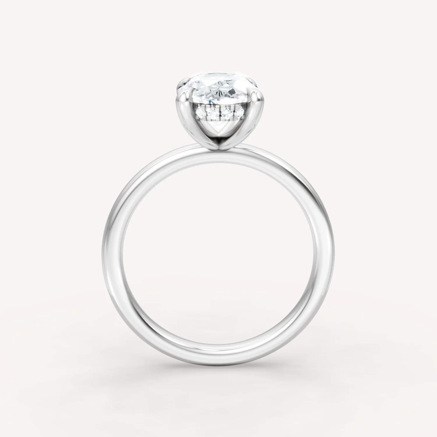 The Jasmine - Oval - Hidden Halo - Image 7