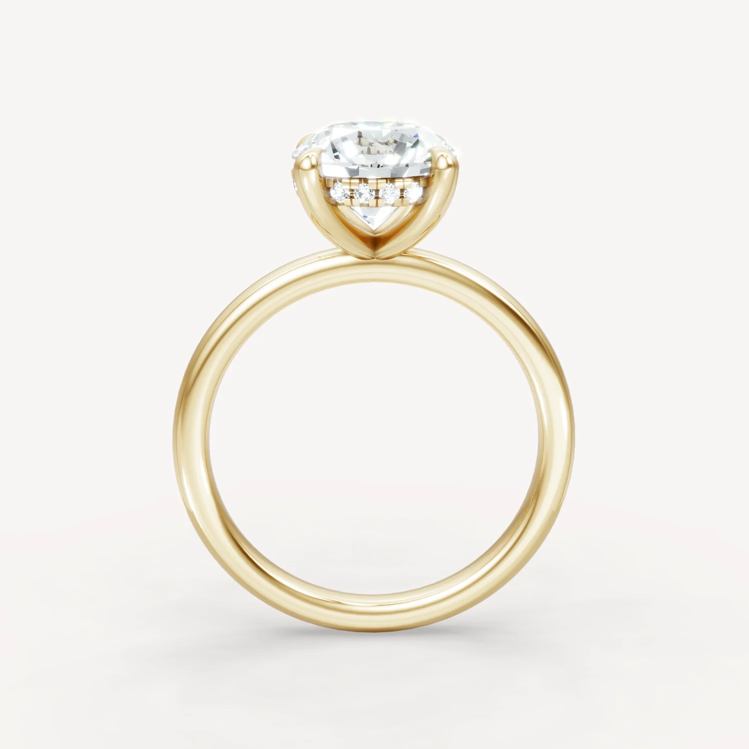 The Jasmine - Round - Hidden Halo - Image 3
