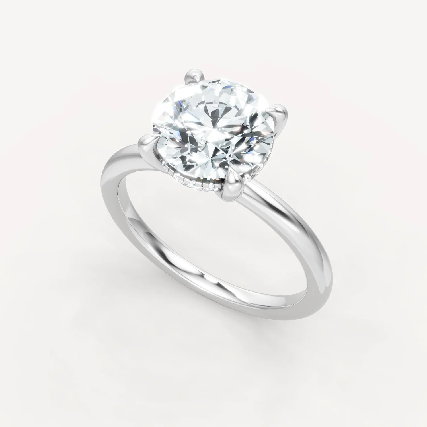 The Jasmine - Round - Hidden Halo - Image 8