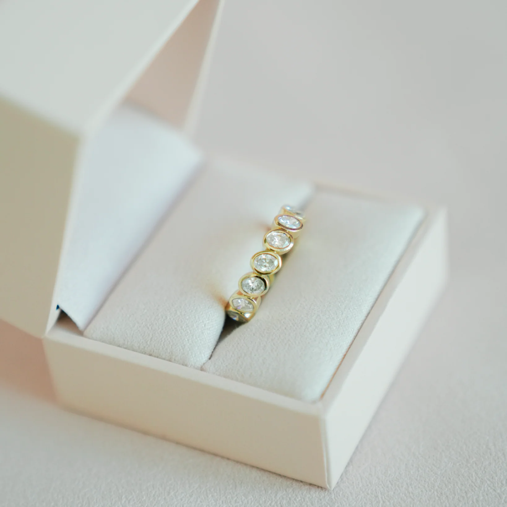 Tilted Ovals Eternity Band - Image 4