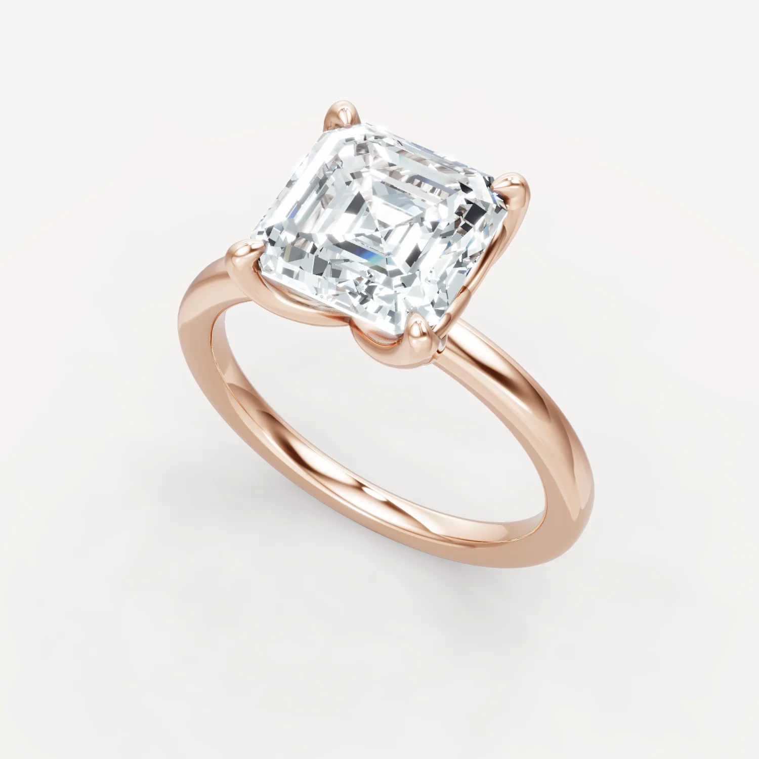 Tulip Solitaire - Asscher - Image 12