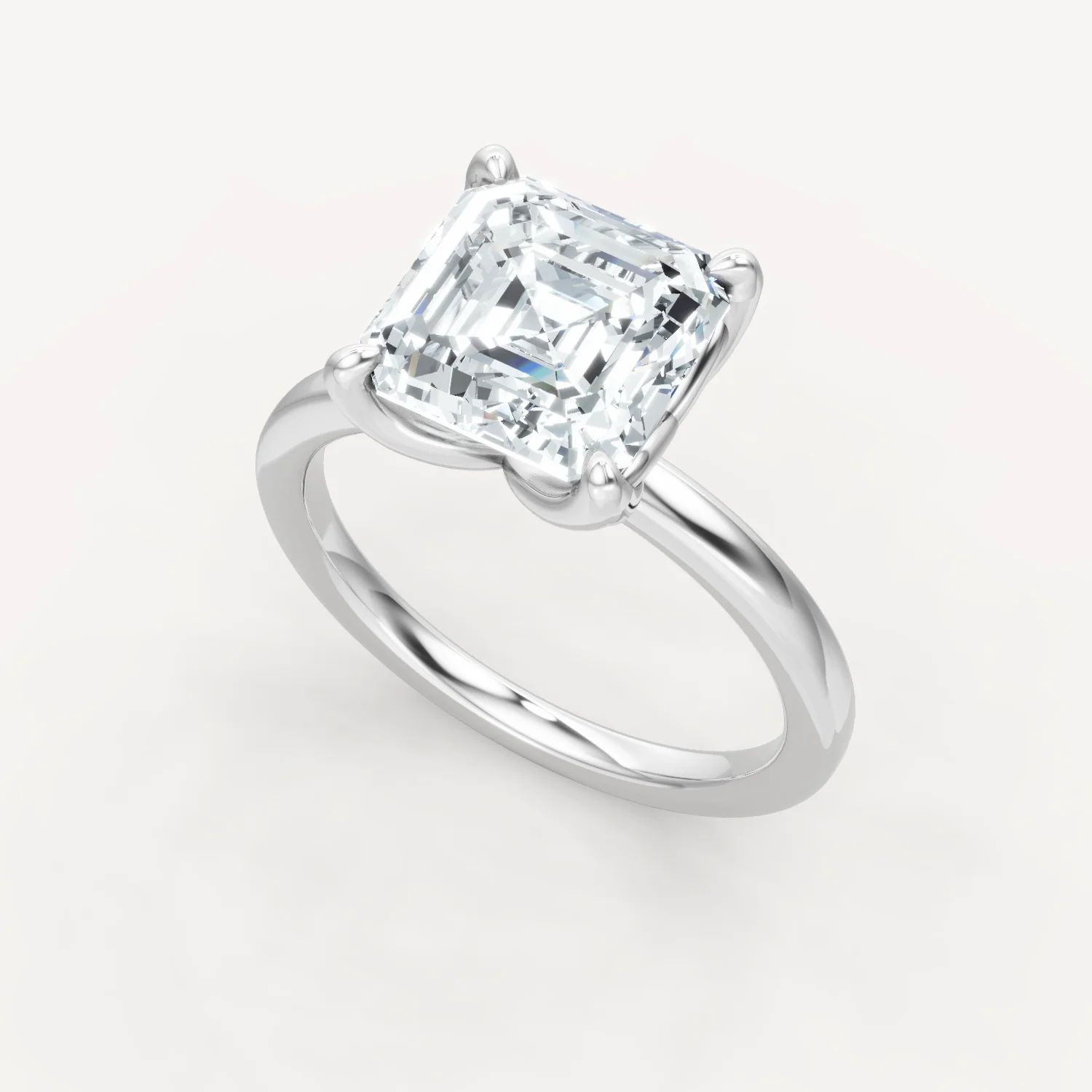 Tulip Solitaire - Asscher - Image 8