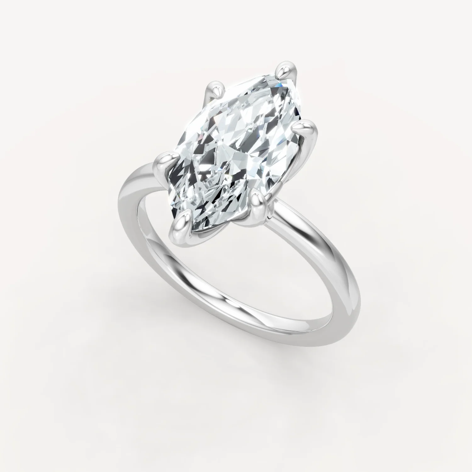 Tulip Solitaire - Marquise - Image 8