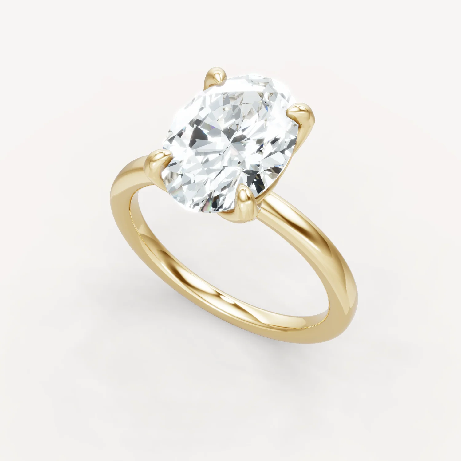 Tulip Solitaire - Oval - Image 4